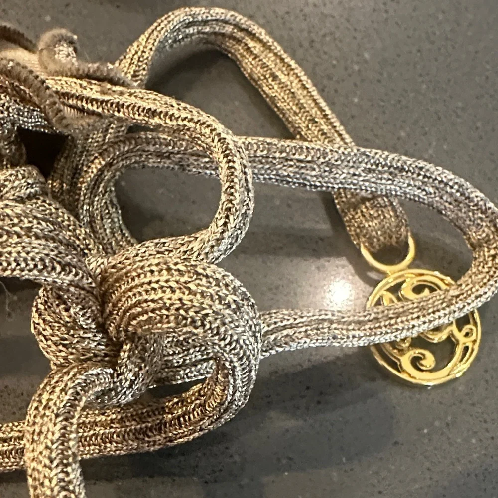 Luli fama bronze Metallic  Triangle Bikini Set - Picture 4 of 12